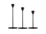 Portavelas glamour metal juego de mesa decorativo 3 pcs