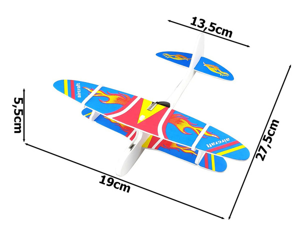 Polystyrol flugzeug fliegen schaumstoff usb led segler dart motor