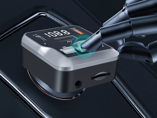 Fm mp3 mp3 transmitter volume 2 x usb c bluetooth 5.3 12v sd card
