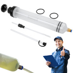 Jeringa de aceite extractor de fluidos 200ml manual de servicio taller jeringa