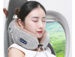 Masajeador cervical cojín blando de viaje para coche avión