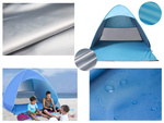 Tente de plage auto pliante protection contre les uv sac familial ensemble