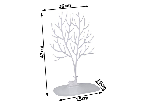 Ékszer állvány karkötők fülbevalók szervező szarvas fa kijelző