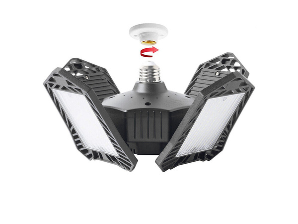 Lae kokkupandav led töötuba lamp tugev e27
