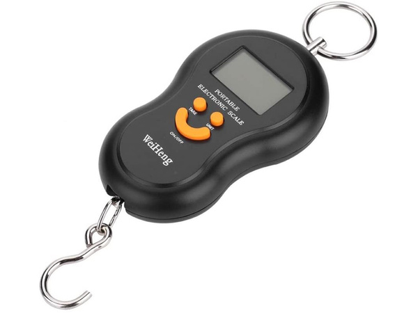 Waga wędkarska hakowa bagażowa podróżna lcd 50kg