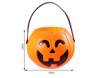 Halloween vedro tekvica cukrovinky kontajner veľký