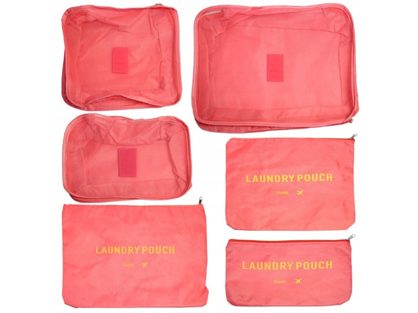 Utazási rendszerezők a szennyestartó zsákokhoz x6