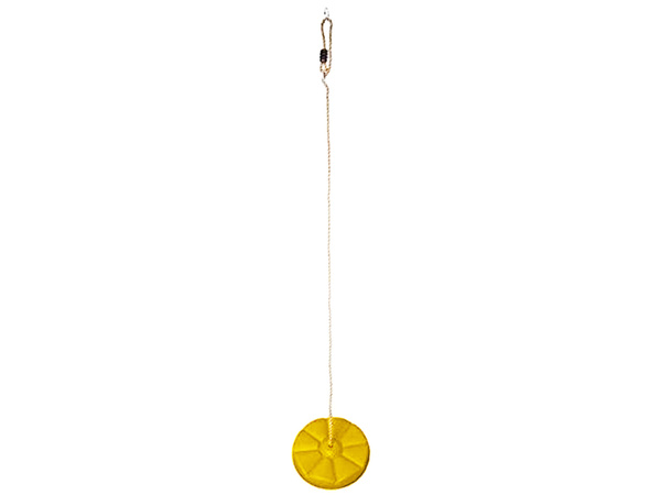 Columpio de jardín para niños asiento floral con cuerda para árbol