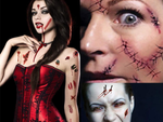 Tatuaje halloween fals realist lavabil temporar deghizare sânge