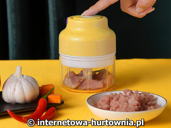 Elektrinis česnakų daržovių smulkintuvas