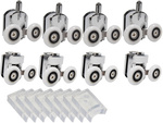 Rollers for shower cubicle set wheels 8 rollers