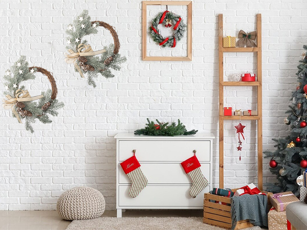 Weihnachtsdekoration girlande wanddekoration türdekoration weihnachtsdekorationen