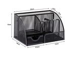 Organizator de birou cu 6 compartimente sertar