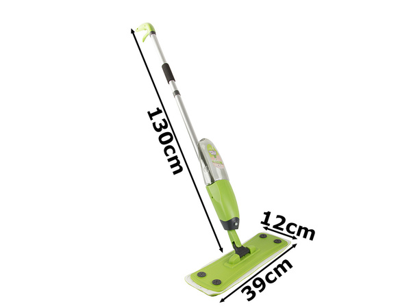 Mop plat avec laveur rotatif solide set de 3 cartouches de remplacement