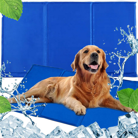 Water-resistant gel cooling mata for dogs animals 50x90cm cat leggage