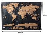 Cestovateľská mapa sveta 82 x 59 cm