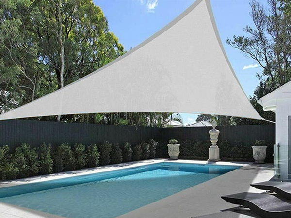 3x3x3m waterproof garden sunshade triangle