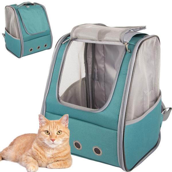 Bolsa de transporte mochila gato perro malla mochila