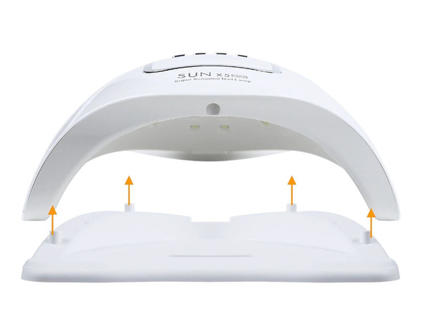 Lampa na nehty 46 vedla uv 150w pro hybridy gely silné slunce x5 max lcd