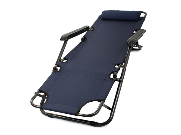 Folding beach chair zero gravity 2in1 touristic chair