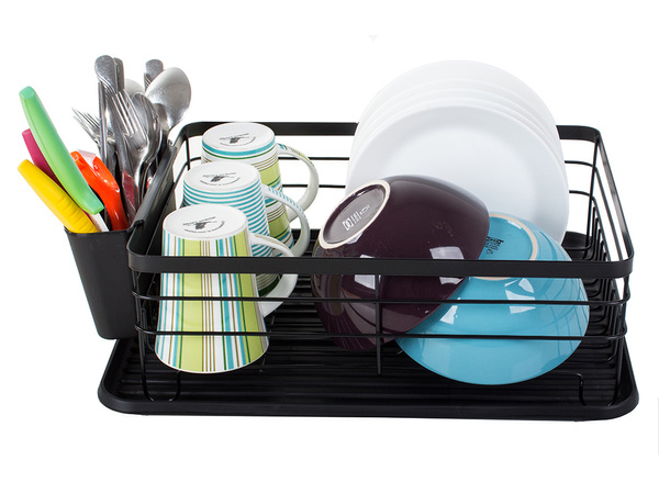 Suport de uscare scurgător de vase tavă mare