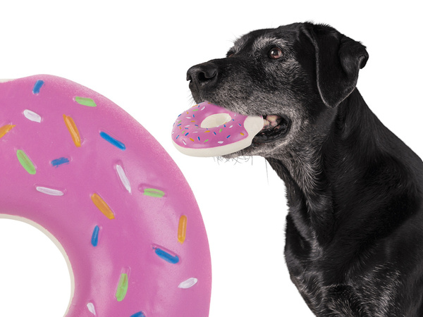Juguete para perro gato de goma chirriador masticar brote de goma chirriador