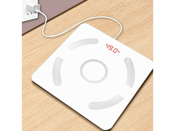 Scară de baie analitică bluetooth 180kg sticlă