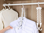 Penderie pliante organisateur de vêtements multifonctionnel 16 places