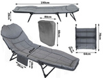 Turistické lůžko carp field canada skládací lehátko lounger matrace