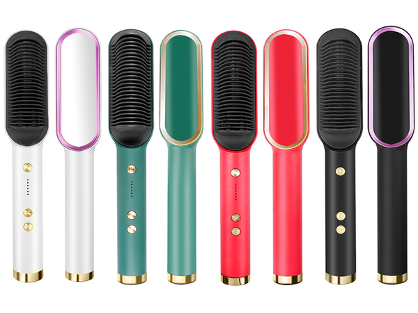 Hair straightener hair straightening brush