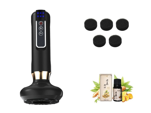 Ķīnas burbuļu elektriskais vakuuma masieris 6 sūkšanas burbuļu eļļas pilnvaras