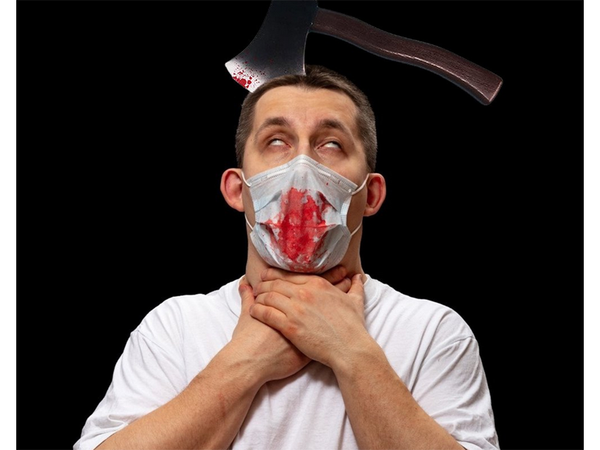 Balta halloween fejpánt balta jelmez