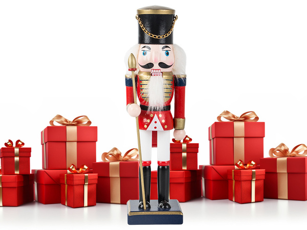 Nutcracker leseni vojak dekorativna božična figurica darilo