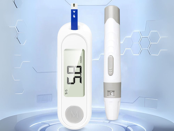 Digitalni glukometer lcd komplet 50 trakovi 50 lancet za testiranje sladkorja v krvi