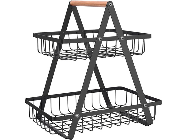 Raft de bucătărie loft bucătărie organizator cu coș