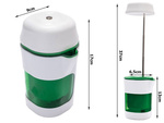 Plant growth panel lamp 6 led 4 uv self watering pot