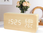 Elektronska budilka termometer higrometer usb