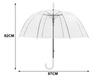 Parapluie de mariage transparent pour les séances de mariage grand