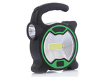 Torche d'atelier led cob puissante avec support halogène pour piles