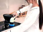Rotációs mop elektromos tisztítókefe 9 különböző tartozékkal