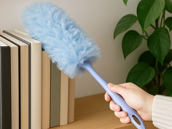 Perie de microfibră pentru prăf, murdărie și păianjeni, 35 cm