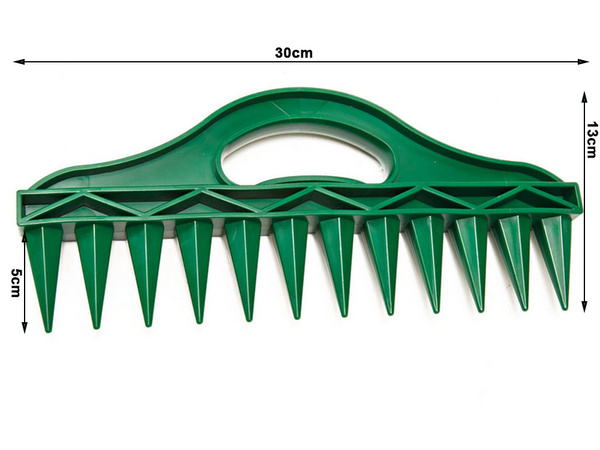 Rankinis 12 skylučių perforatorius sodo sodinukas