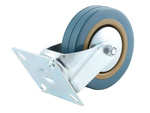 Möbelkollekte 3 inches gummibeschichtetes metall für möbelwagen leise 75mm