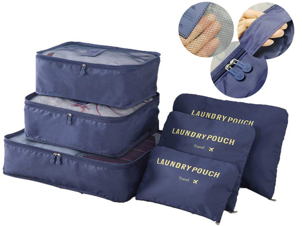 Organizátory na cestovanie pre vrecia na bielizeň x6