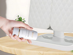 Oglindă de machiaj led iluminată oglindă de machiaj pliabilă usb 3 culori
