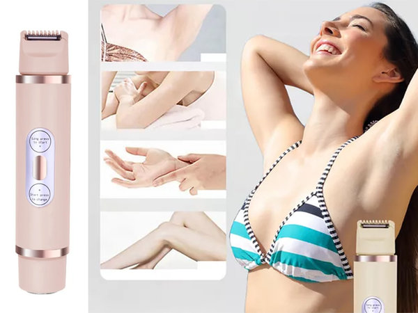 Afeitadora depiladora para el rostro de la mujer afeitadora bikini para el cuerpo 2en1