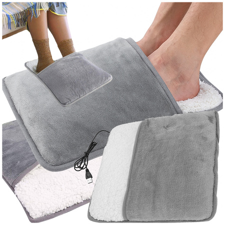 Usb-powered heating pad for feet and body soft electric mat