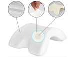 Almohada ortopédica con sisa para dormir memory white arch