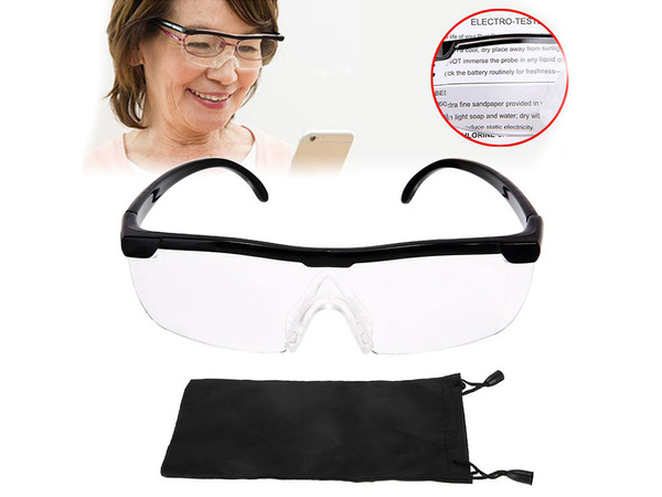 Lupa okulary powiększające big vision 160% zoom