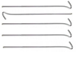 Tent piles anchor pigs steel 31cm 10vnt kabliukų ir kilpų smeigtukai